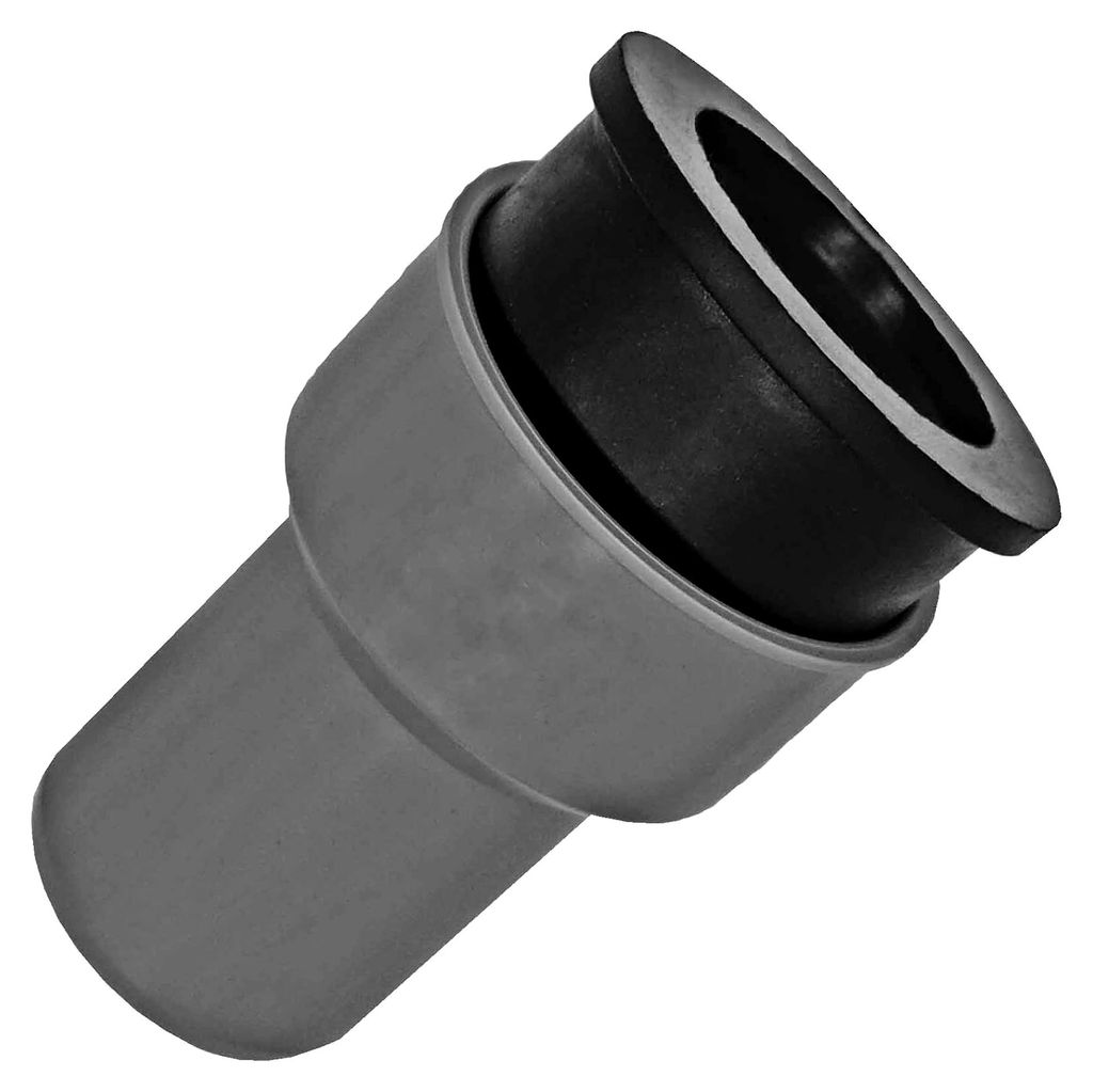 Siphonanschlussstück mit Gummimanschette Innendurchmesser 48-54mm auf Spitzende DN50 für Muffe HT Abfluss