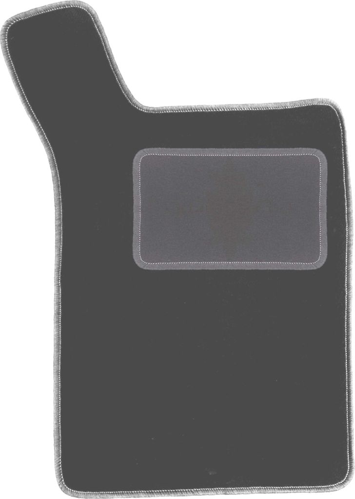 Fahrerfußmatte Velours graphit passend für Renault 21 (1986-1996, Limousine) – mit Befestigungen – passgenau