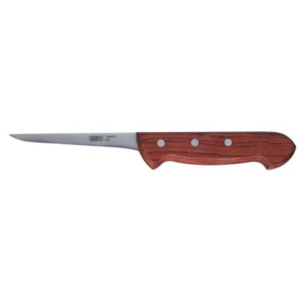 Fleischermesser zum Ausbeinen Holz Bubinga 12,5 cm Produktbild 