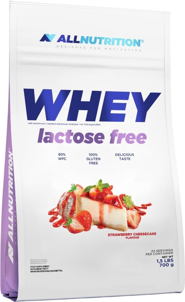 AllNutrition | Whey | Lactose Free Protein Strawberry Cheesecake