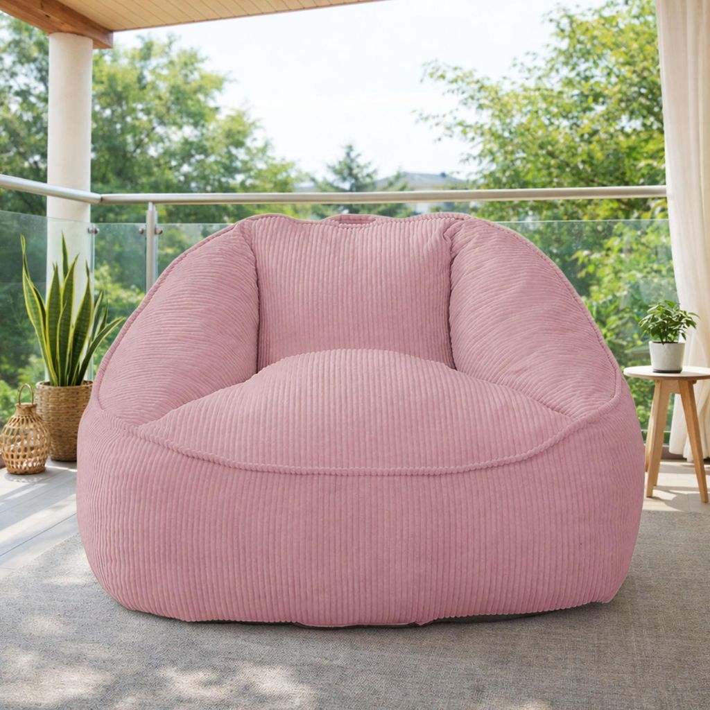Pouf géant adulte, rembourrage en mousse, canapé de sol Image du produit 