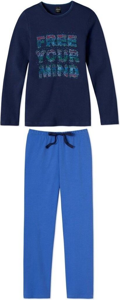 Schiesser, Schlafanzug, Mädchen-Pyjama, Größe 140