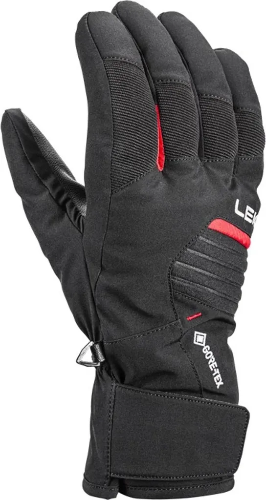 Leki Gants Alpino Vision Goretex Imperméables et Respirants Noir 10