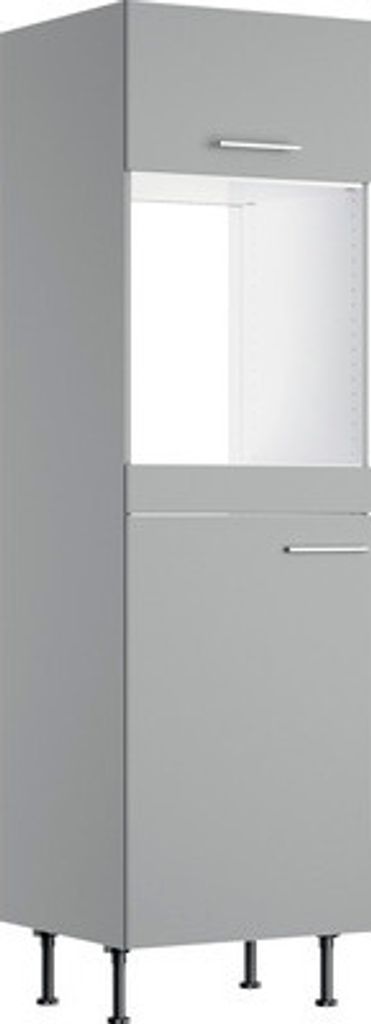 Optifit Backofen/Kühlumbauschrank für 88er Einbaukühlschrank Mats825 BxTxH 60 x 58,4 x 211,8 cm basaltgrau matt zerlegt