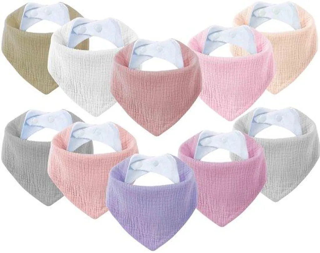 Grenouillères coton 10 pièces boutons-pression rouges pour nouveau-né