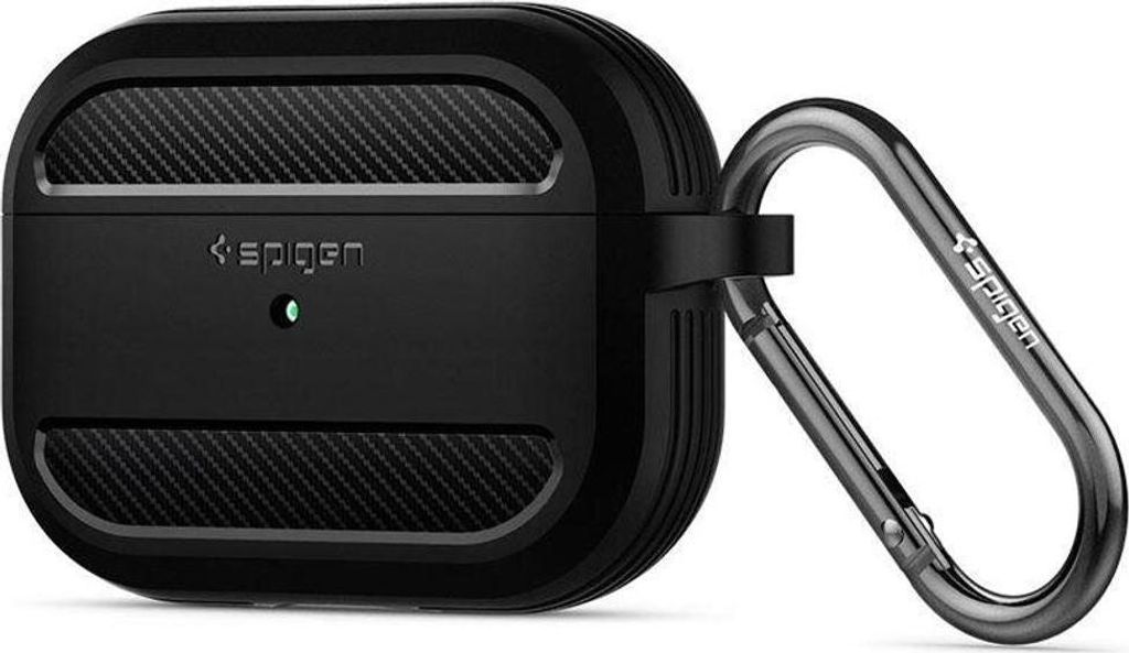 Spigen RUGGED ARMOR Apple AIRPODS PRO 1 MATTSCHWARZ Produktbild 