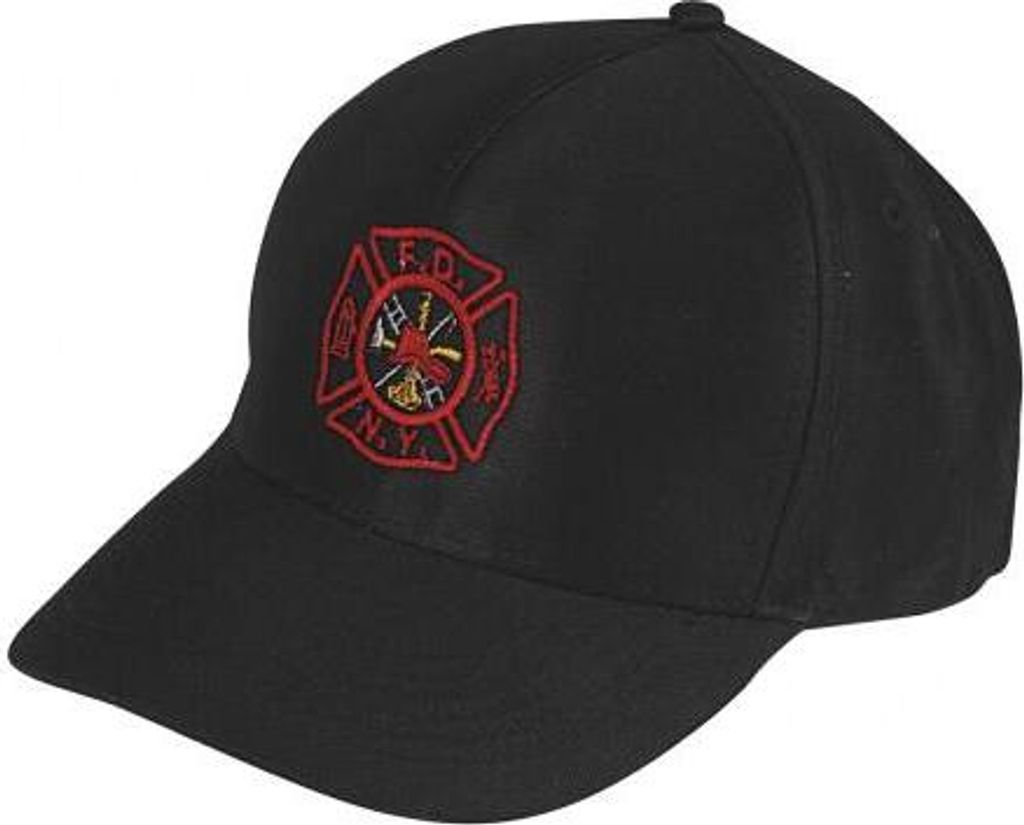 Baseballcap mit Einstickung - Fire Department New York ... F D N Y - 68286 schwarz