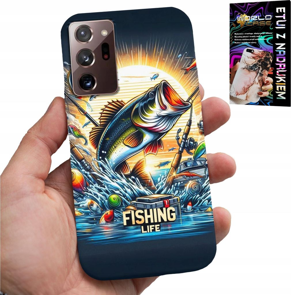 Tasche Für Samsung Note 20 Ultra - Angler-Muster, Fisch, Kabeljau, Lachs