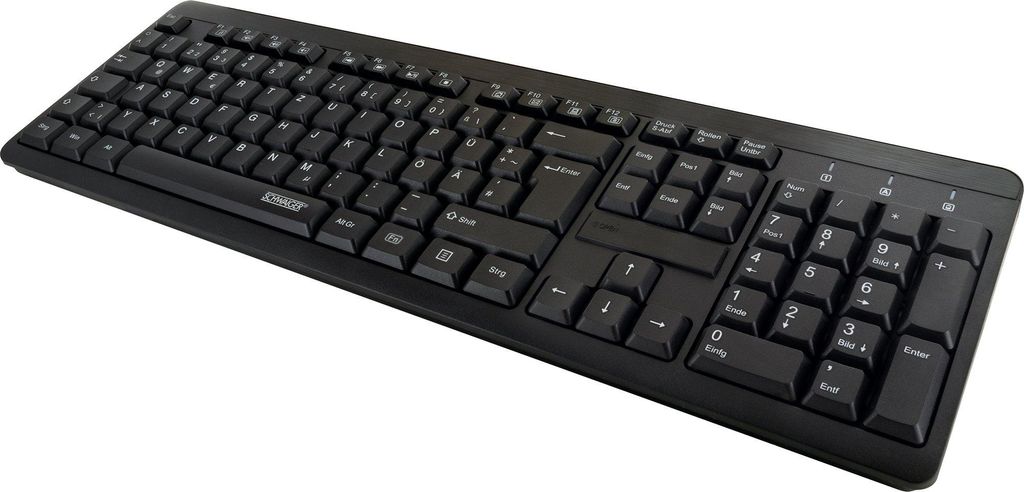 Schwaiger WKB1000013 Schwaiger Tastatur kabellos USB 2.0A Immagine del prodotto 