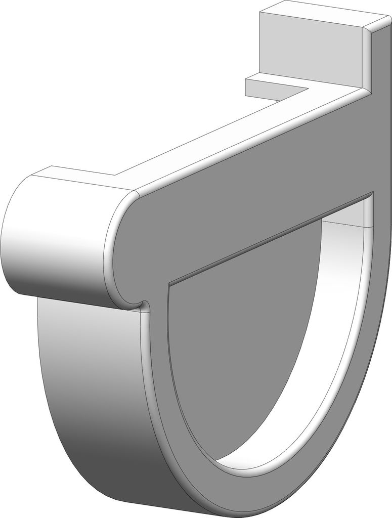 Dachrinne Halbrund 60mm Einzelteile | Endstück Endkappe Rechts Weiss | Kunststoff PVC Fallrohr DN60 | Gartenhaus Carport Terasse
