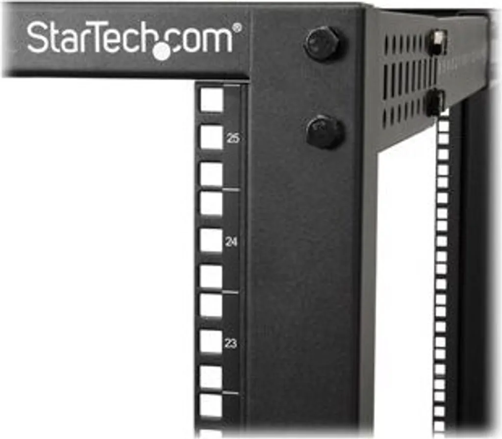 Rack Serveur 25U StarTech.com 4 Montants à Cadre Ouvert Réglable 4LB25U
