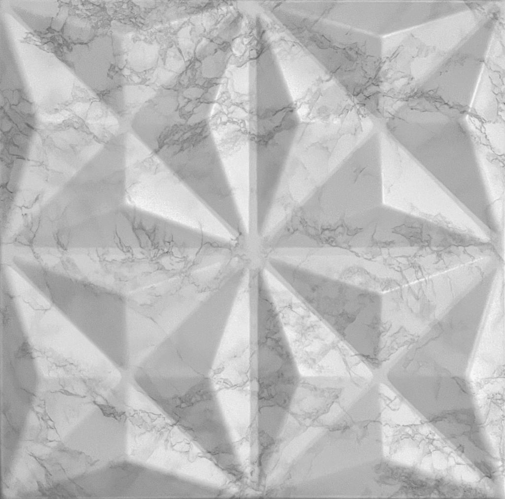 3D Paneele Wandpaneele Polystyrol XPS – Styropor Verkleidung für Wand & Decke – 50x50 cm (0,25 m²) – Leicht, Flexibel & Einfach zu Montieren