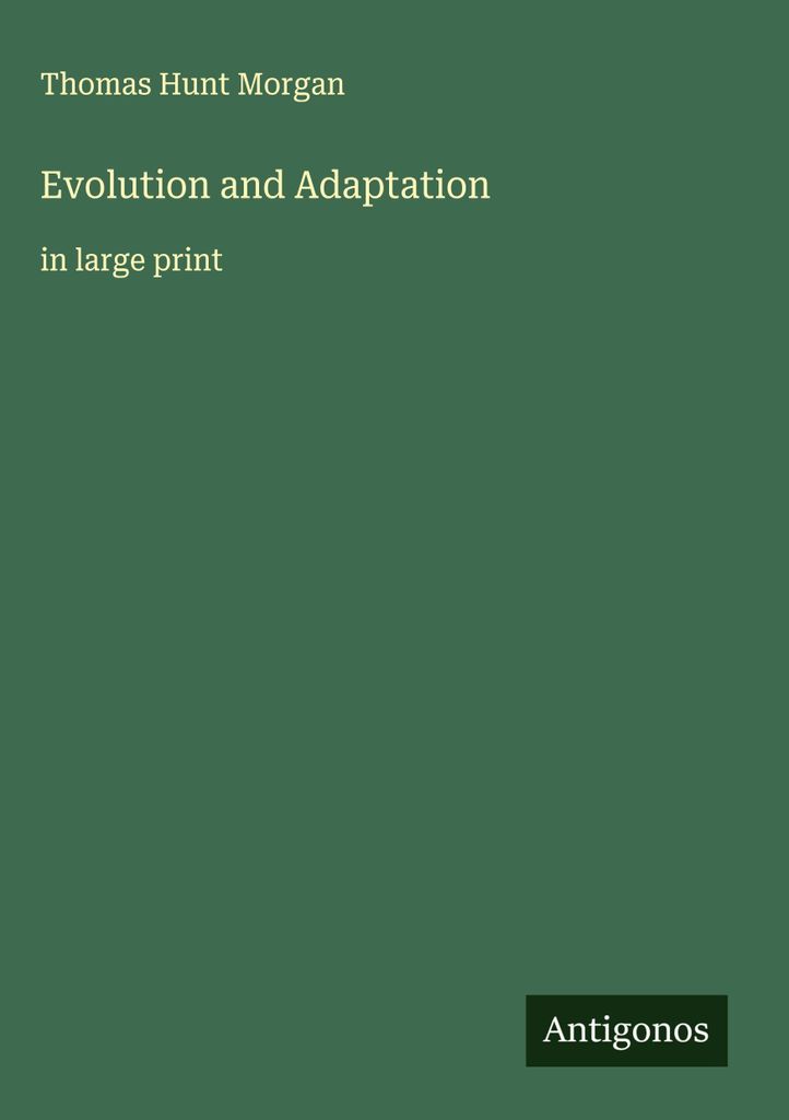 Evolution und Adaptation