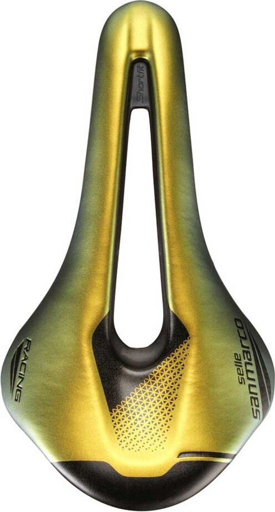 Selle San Marco Shortfit 2.0 Racing, finition dorée irisée Image du produit 