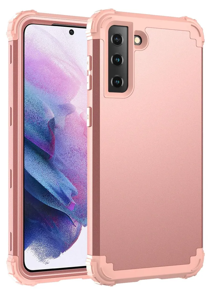 Custodia S21 5G Oro Rosa: La Cover 3-in-1 Più Cool e Resistente