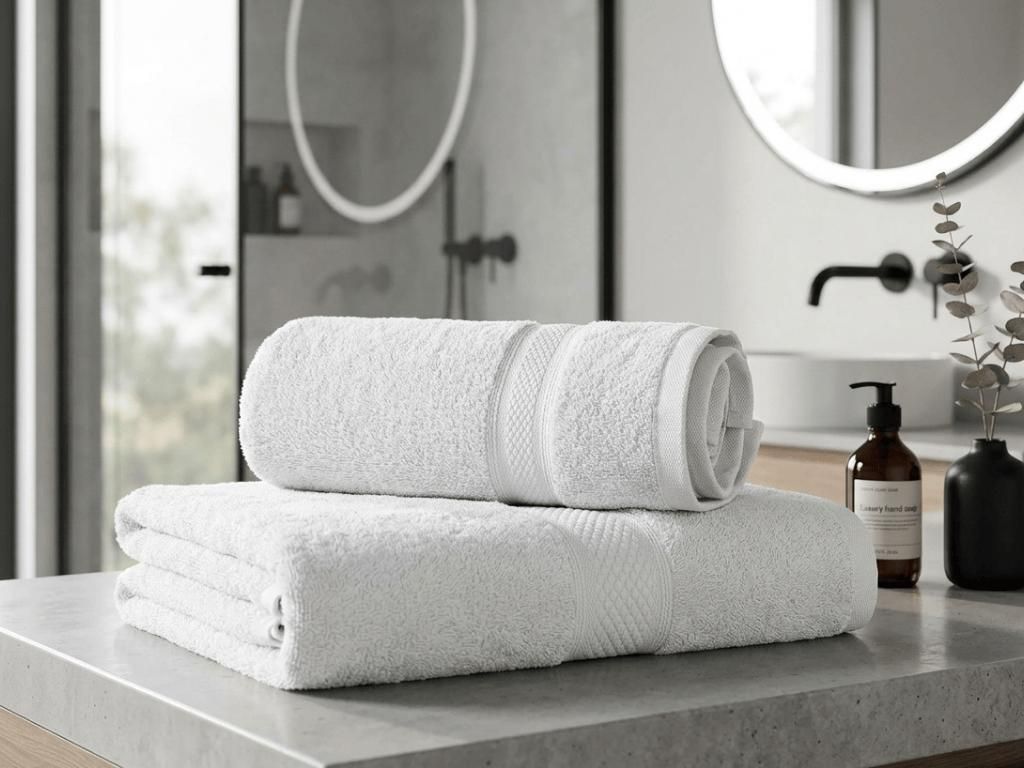 CLARYSSE ELEGANCE uterák 60x110 cm biely, 100% bavlna Obrázok produktu 