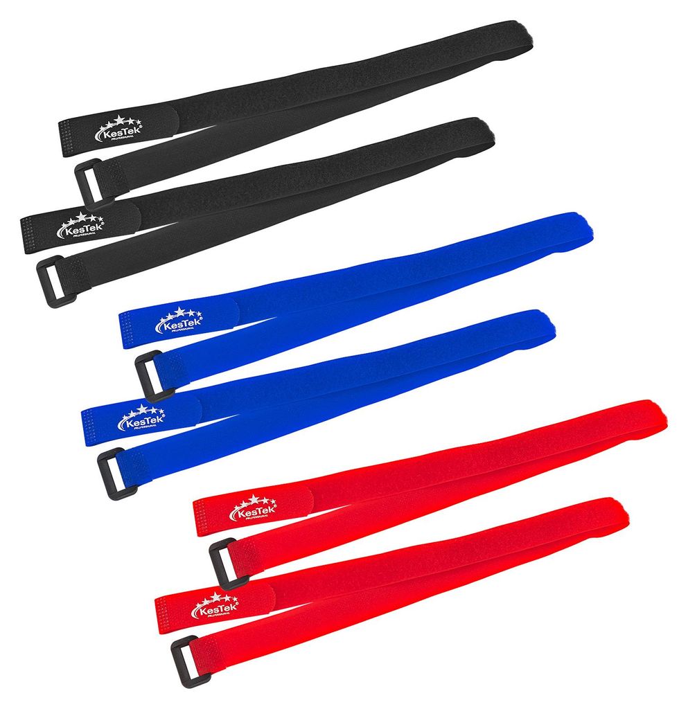 KesTek Klettband Set 6tlg Kabelbinder Klett Kabelband Produktbild 