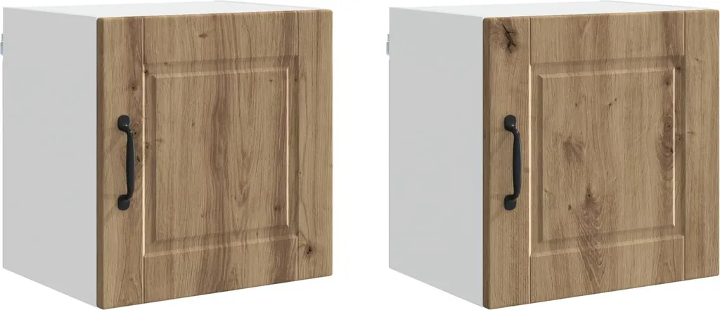SYFAX™ Mobile da cucina 2 pcs Rovere artigianale 40 x 31 x 40 cm