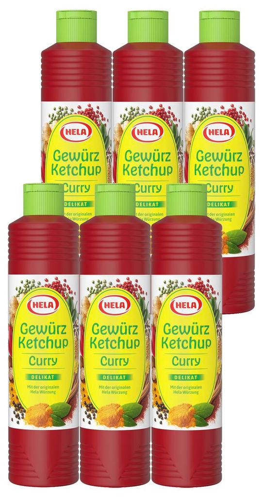 Ketchup z przyprawą curry Hela delikatna słodko-pikantna Zdjęcie produktu 