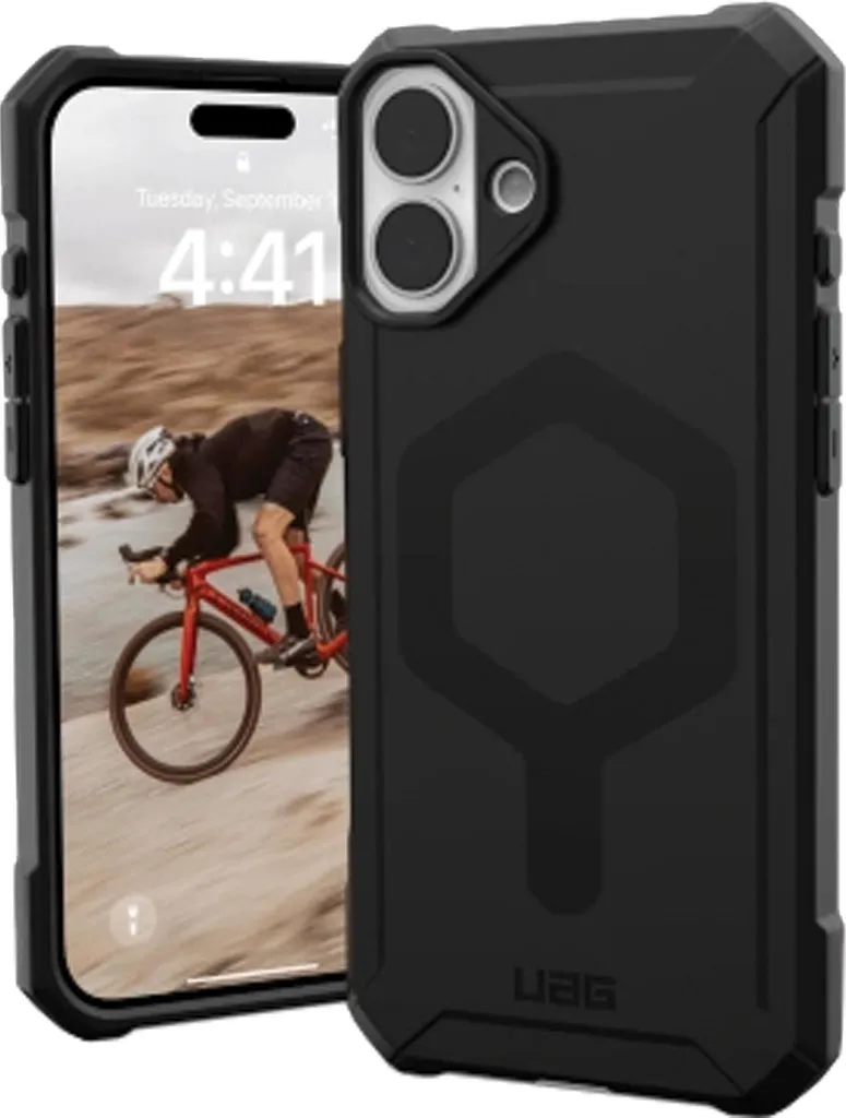 Custodia Uag Essential Armor Magsafe per Iphone 16 Plus - Nero