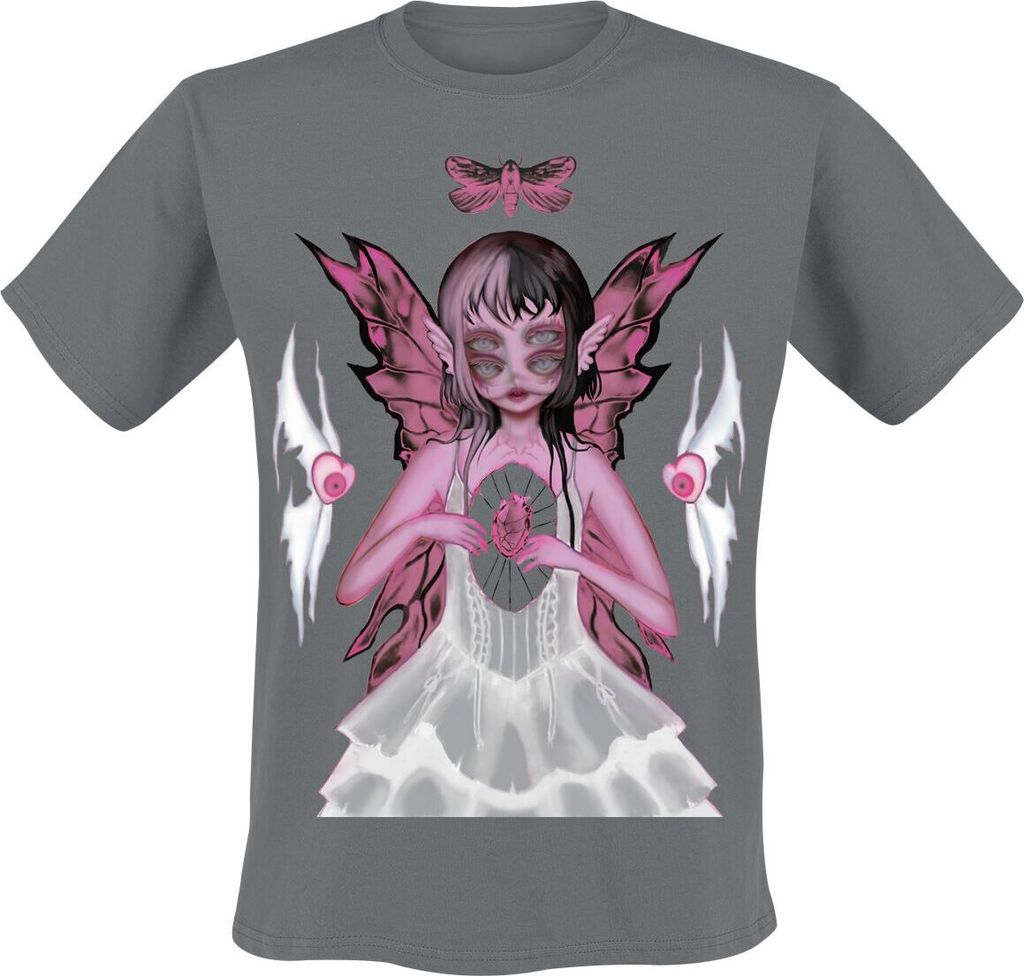 Martinez, Melanie T-Shirt Herren Portals Heart charcoal M Produktbild 