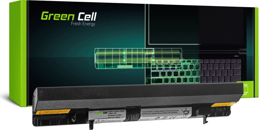 Green Cell Laptop Akku L12S4A01 L12S4F01 für Lenovo IdeaPad S500 Flex 14 14D 15 15D