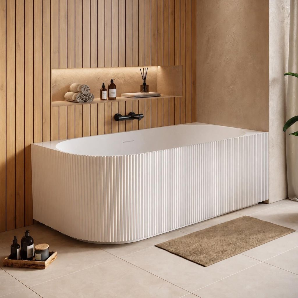 Badplaats Eck Badewanne Havana 170 x 80 x 58 cm Weiß Produktbild 