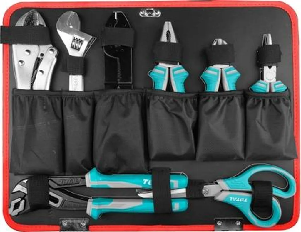 Set de 147 Outils à Main Total THKTHP21476 avec Mallette de Transport