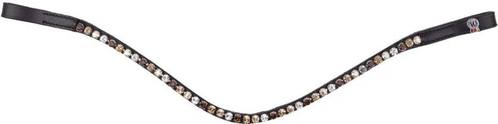 Frontal pour Filet de Concours Waldhausen X-Line Glam Marron WB