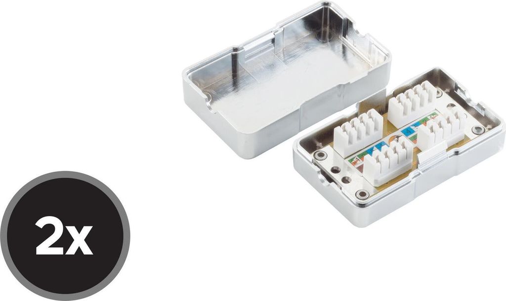 shiverpeaks BS75001-SET2 Netzwerkanschlussdose Cat6 (BS75001-SET2)