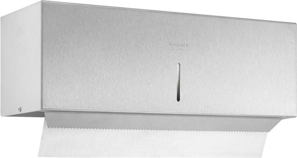 Wagner-EWAR Papierauflagenspender WP2405 Edelstahl für Aufputzmontage, Variante:Edelstahl matt