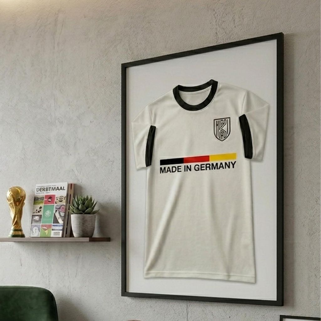 K-Möbel Echtholz Trikot Rahmen 70x90 cm Schwarz -  Germany Produktbild 