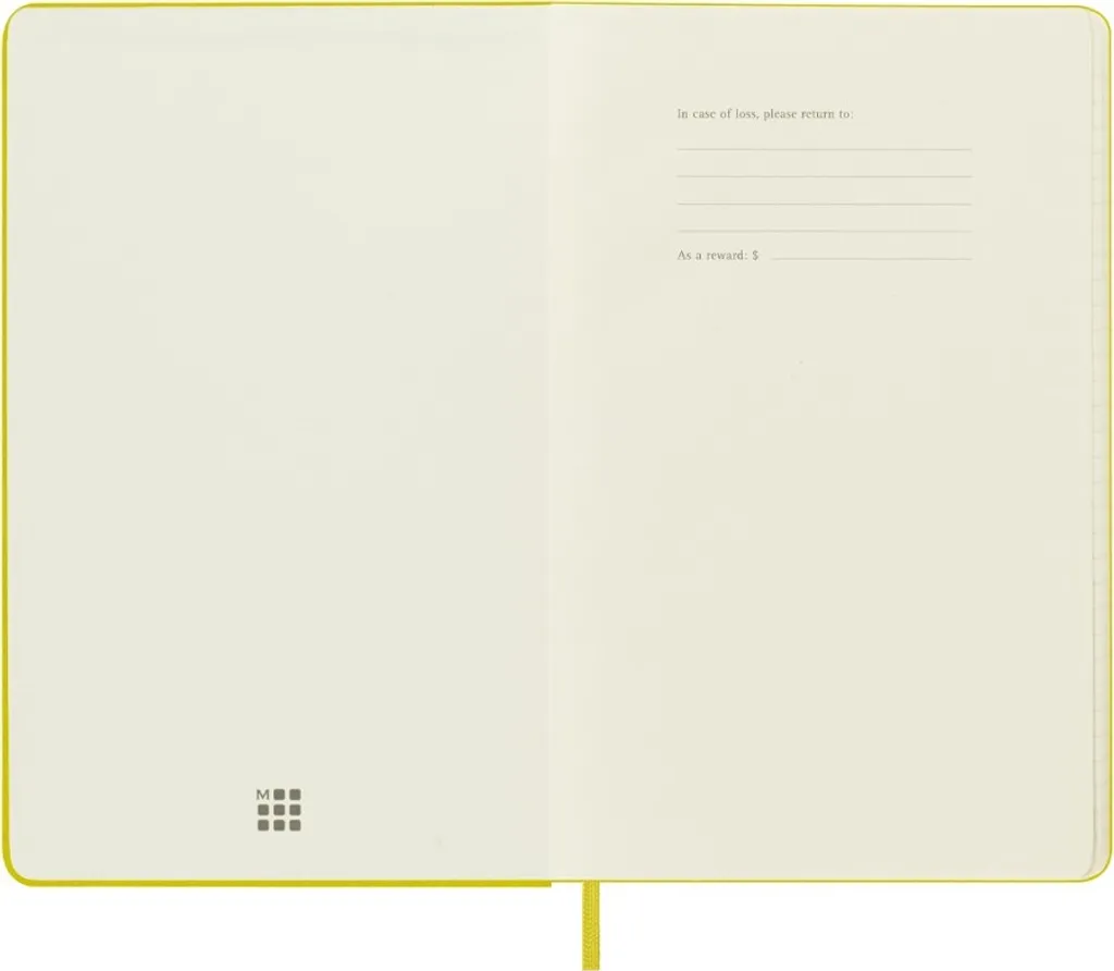 Carnet de Notes Moleskine Ligné A5 Jaune : Organisez vos Idées Facilement