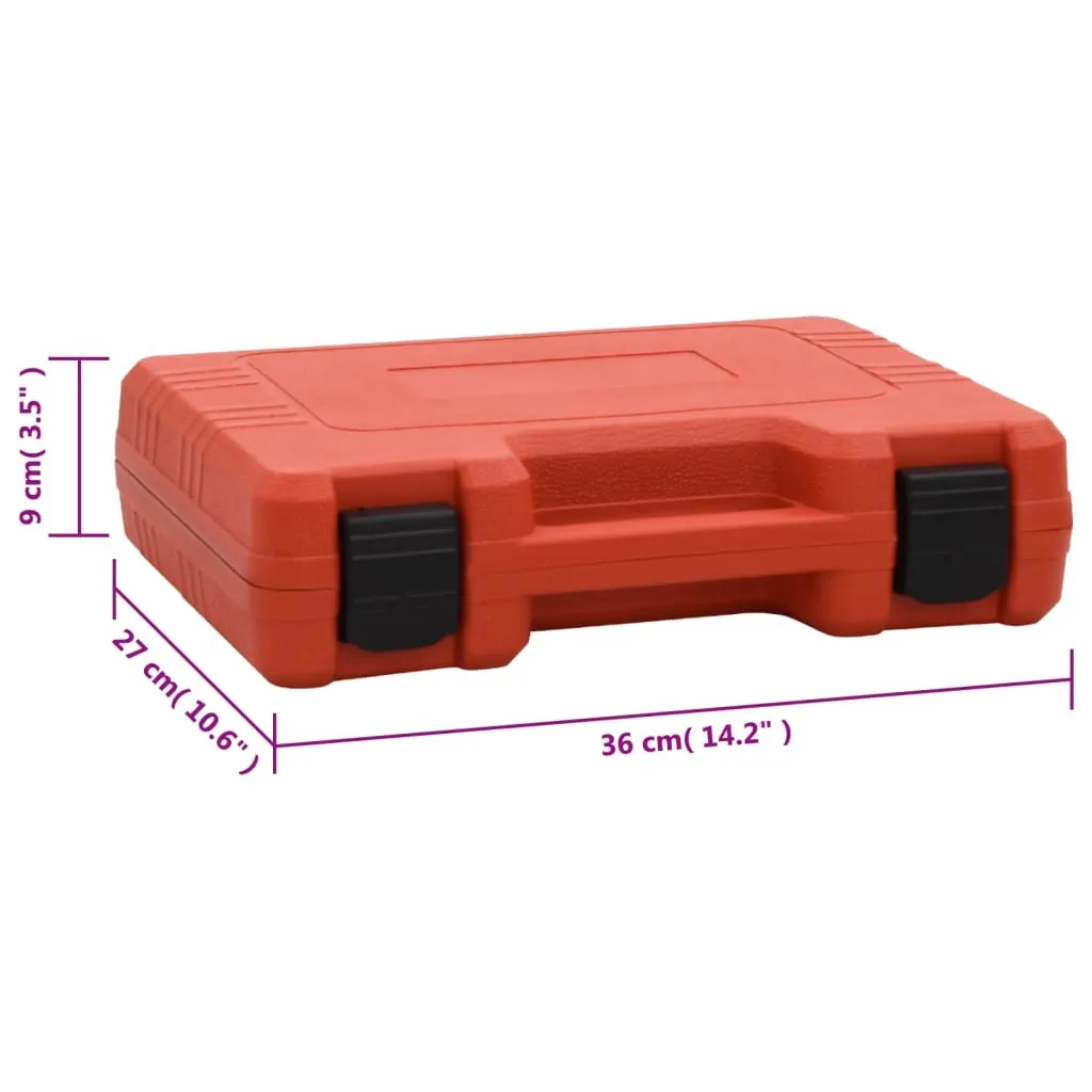 Mallette de test circuit de refroidissement rouge 36 cm multicouleur - 8