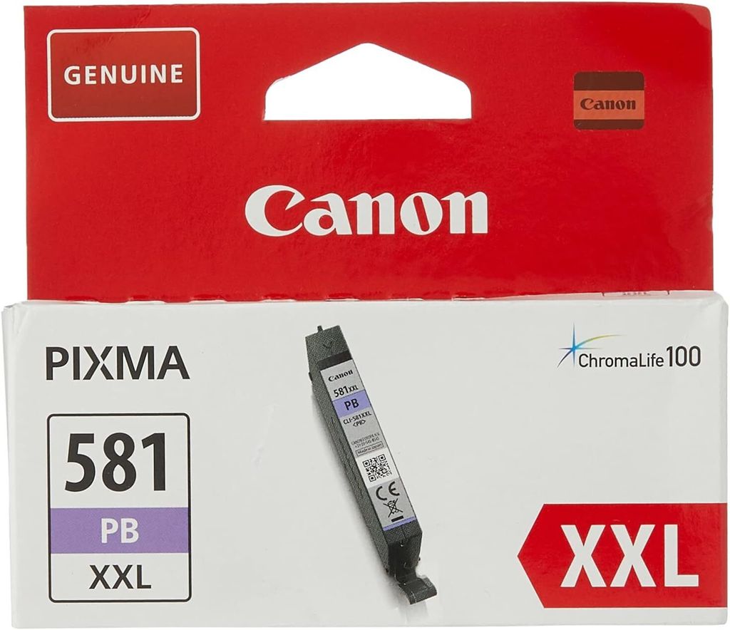 Canon CLI-581 XXL Fotoblau Tintentank, 11,7 ml, 282 Seiten Produktbild 
