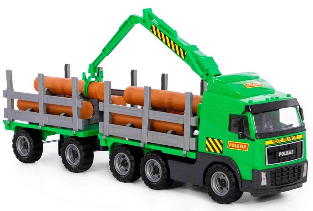 WADER Lastwagen LKW Holzfrachter Holztransporter mit Produktbild 