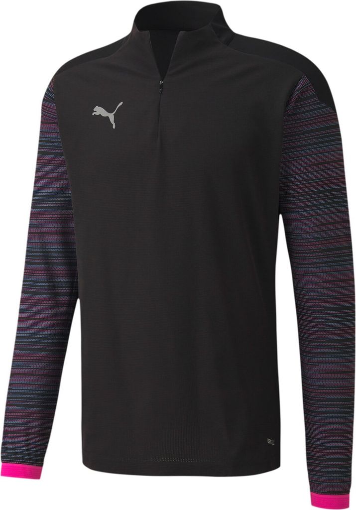 Puma ftblNXT 1/4 Zip Top Sweatshirt puma black/luminous pink S