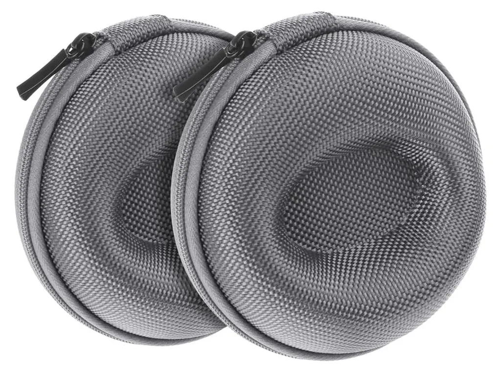 Étui de transport pour 2 montres jusqu'à 50 mm - Coffret zippé Gris