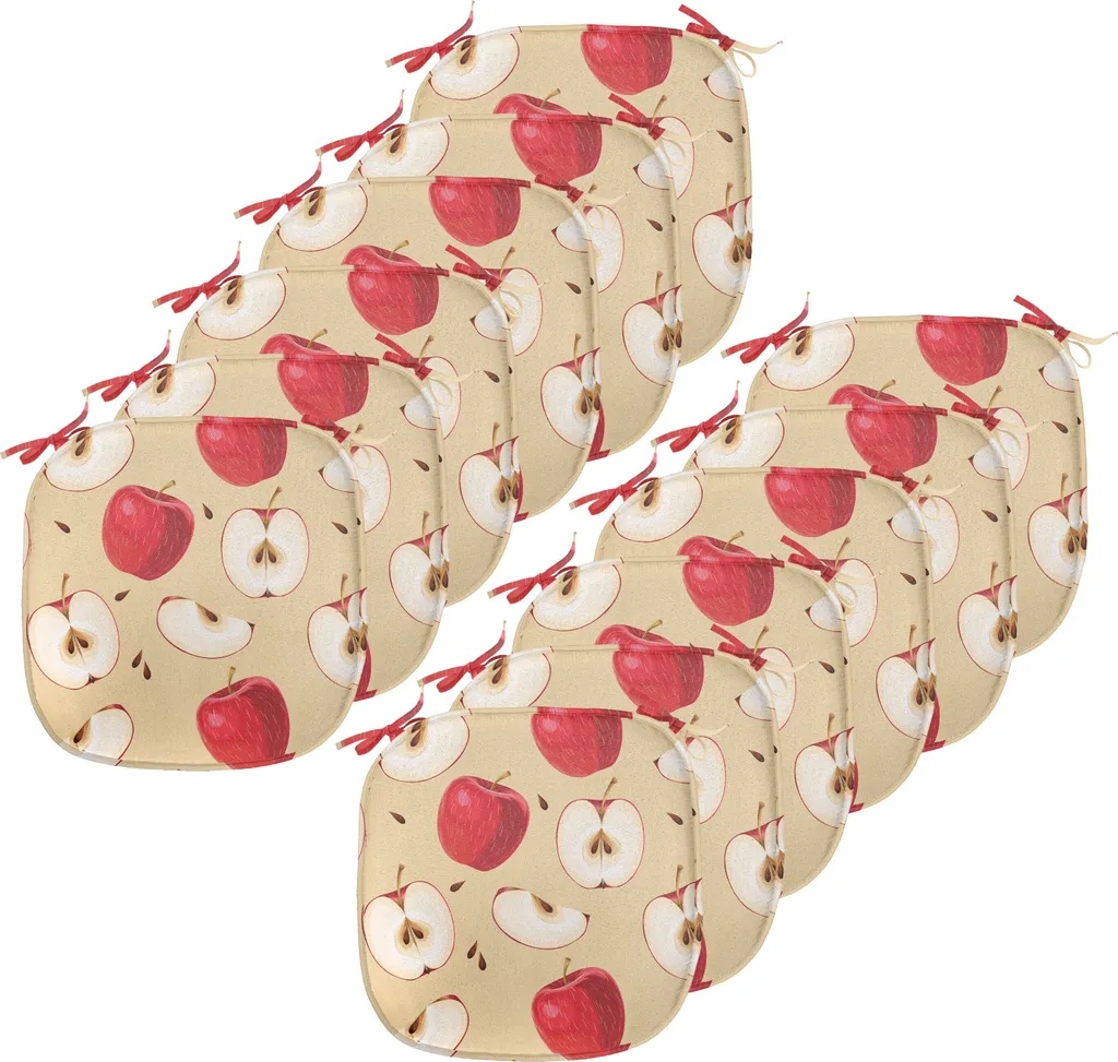 Coussin pour Chaise de Salle à Manger, Décor de Cuisine Fruitier, 40cm, x12