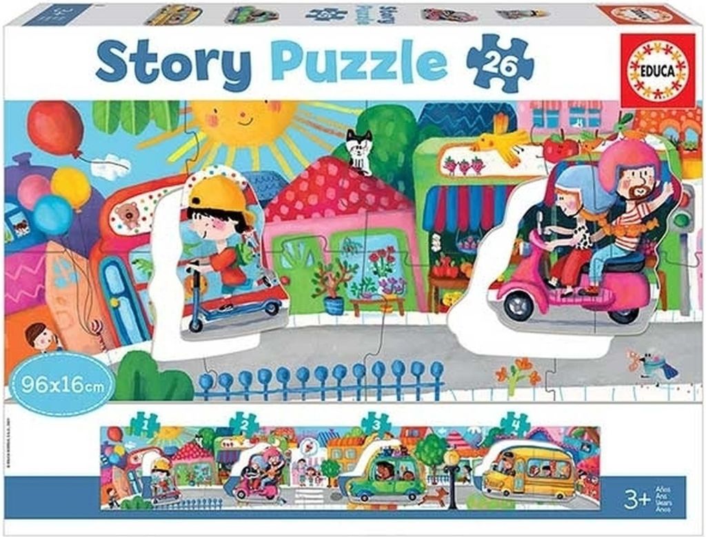 Fahrzeuge - Geschichten-Puzzle (Puzzle)