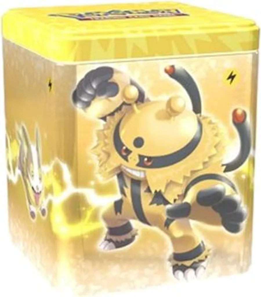 Boîte Pokémon Lightning Stacking Tin contre les cartes abîmées