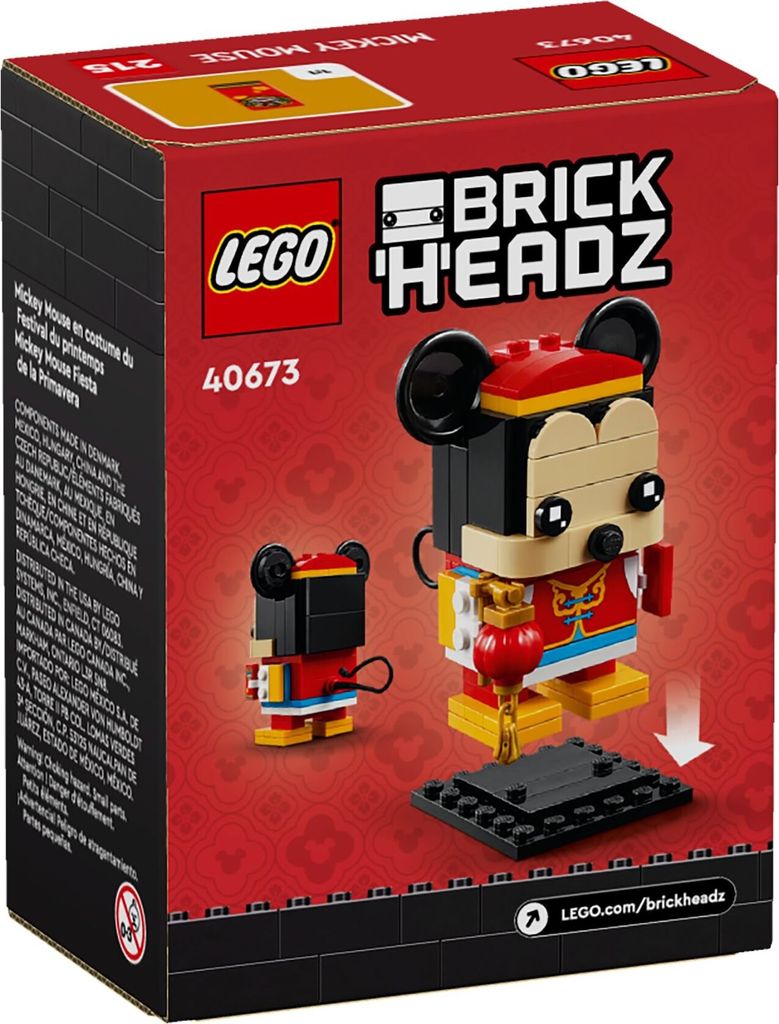 LEGO BrickHeadz 40673 Micky Maus im Frühlingsfestkostüm