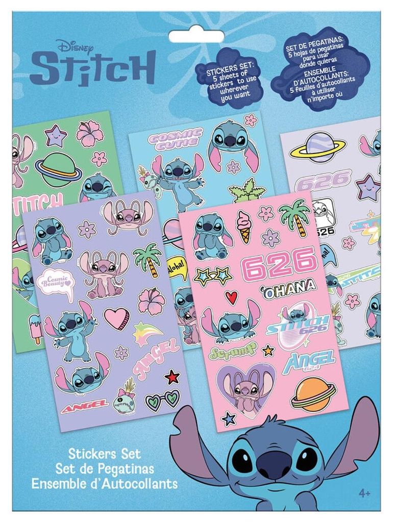 Sada samolepiek s motívom postavičky Stitch od spoločnosti Obrázok produktu 