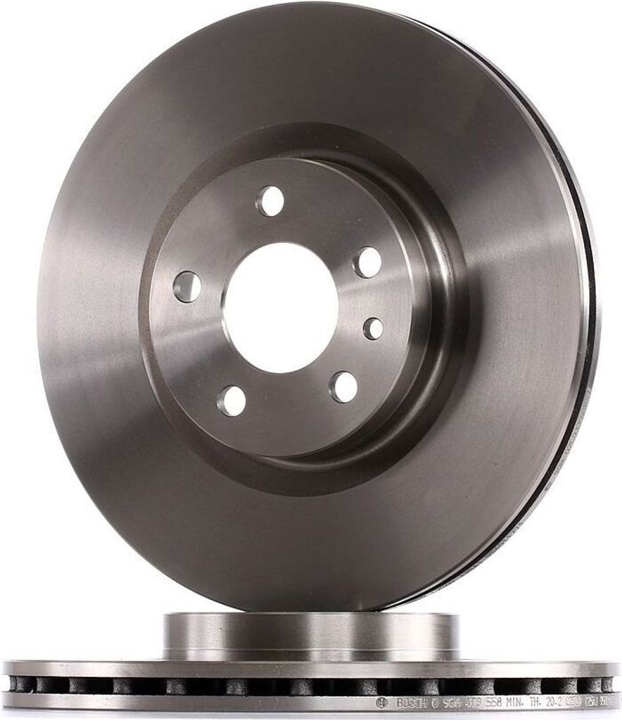 BOSCH 0 986 479 558 Bremsscheibe OE 51937217 kompatibel mit 500L