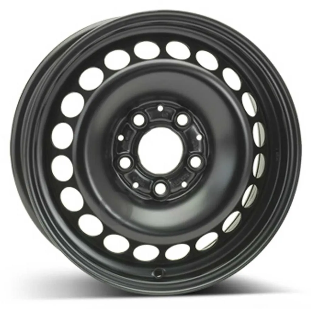Jante en fer ALCAR ACCIAIO 8245 6x15 5x112 ET44 Black pour votre auto