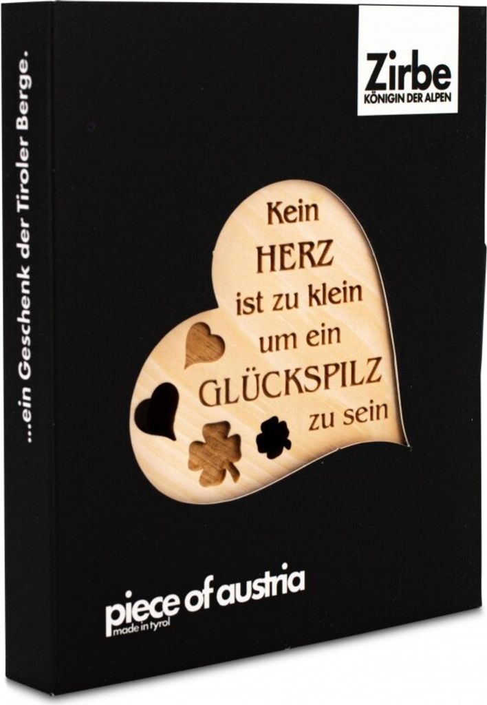 Zirbenherz Mini Kein Herz ist zu klein ...