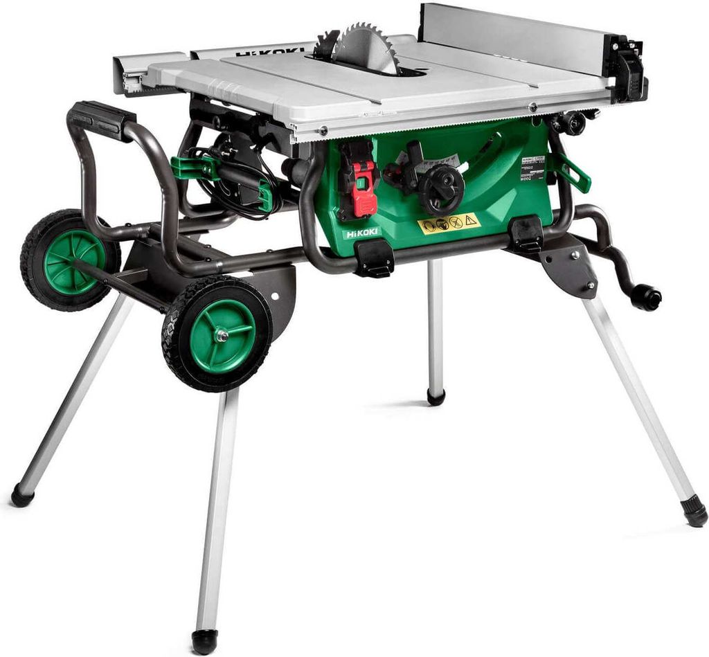 HIKOKI Tischkreissäge C10RJWAZ, Kreissäge, Tischsäge, Holzsäge, 255 mm Sägeblatt-Ø - 1500 Watt