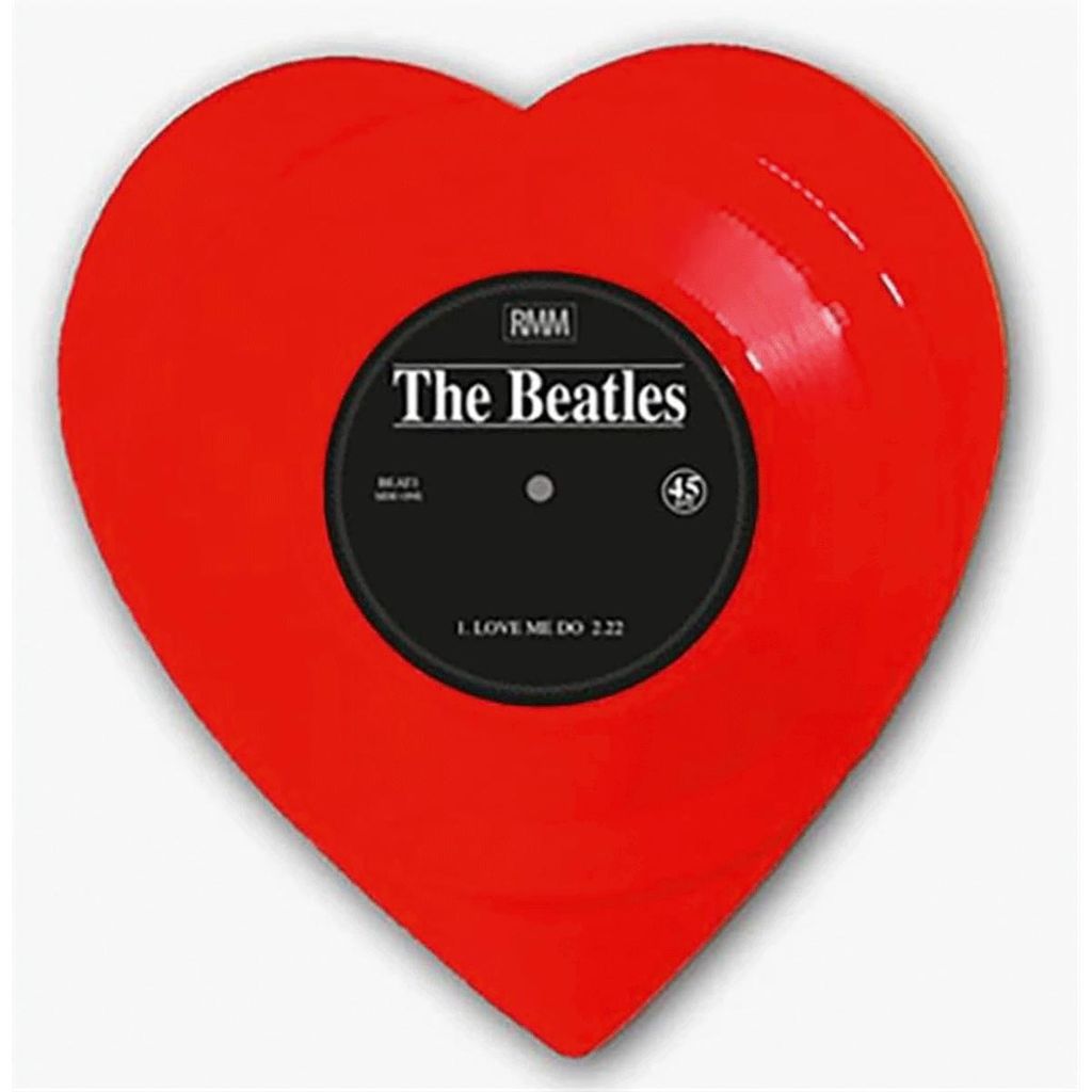 Vinile Beatles (The) - Love Me Do (Heart Shaped Vinyl) Productafbeelding 
