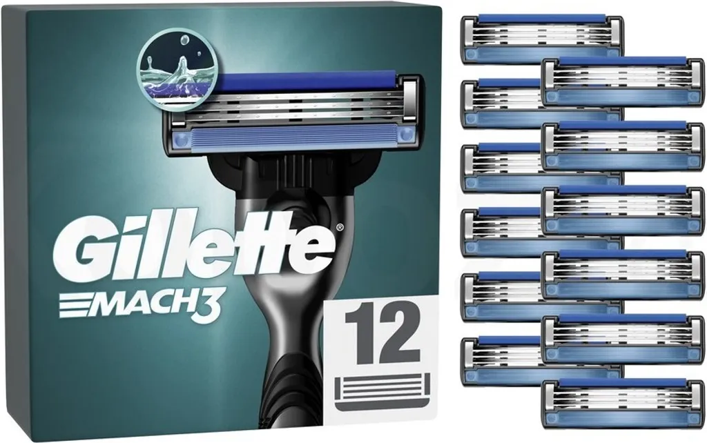 Pack Lame Mach3 Gillette pour rasage de près quotidien sans irritation - 2