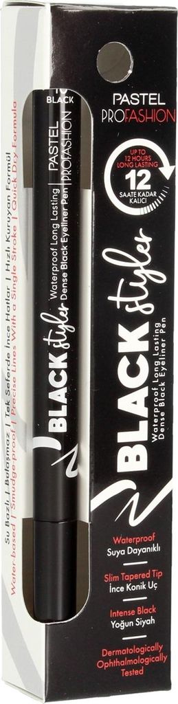 PASTEL Pro Fashion Black Styler Eyeliner Pen Schwarz 1,1 ml